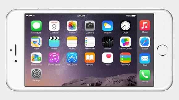 5.5인치 대화면을 채택한 애플의 차기작 아이폰6플러스(사진: 애플) 