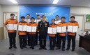 울산 북부소방서, 구급활동 유공자 세이버 인증서 수여