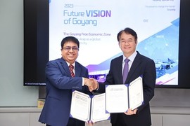 이동환 고양시장, 싱가포르 교육재단과 MOU...