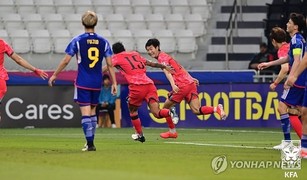 U-23 축구대표팀 한일전 승리…8강서 신태용의 인니와 맞대결