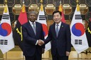 김진표 국회의장, 로렌쑤 앙골라 대통령 접견… 교류협력 확대 방안 논의