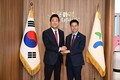오세훈 서울시장, 서정일 미주한인회 총연합회 총회장 면담
