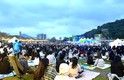 잔디광장에서 공연 감상…장성군 뮤직 페스티벌 폭발적 인기 끌어