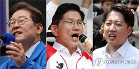 [6·3대선]  이재명·김문수·이준석 ‘보수텃밭’ TK·PK 돌며 표심 쟁탈전