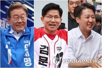 [6·3대선 D-7] '쫓기는 자' 이재명,  '추격자' 김문수·이준석
