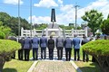 달성군의회, 6․25 참전용사 기념비 참배