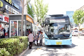 상주시, 시내버스 전면 무료화 기념 시승식 개최