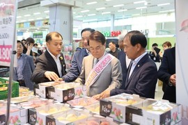 청도복숭아, 농협울산유통센터에서 판촉행사 개최