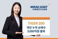 미래에셋자산운용, ‘TIGER 200 ETF’ 개인 누적 순매수 3000억원 돌파