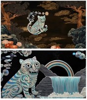 [비즈&Art⑨] 포효하는 호랑이…‘호작도’에 꽂힌 우리카드