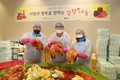 애경산업, 임직원 참여 김장김치 나눔 행사…