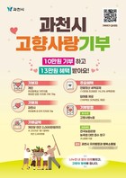 과천을 밝히는 온정의 손길…과천시, '고향사랑기부제' 호응 이어져