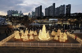 경산 펜타힐즈W, 지역민과 함께 크리스마스트리 점등행사 개최