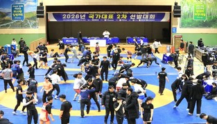 [포토] 인제서 레슬링 국가대표 2차 선발대회