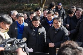 김성환 기후부 장관, 광주 우치동물원 방문…판다 입식 점검