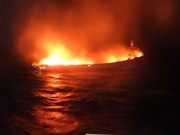 수협중앙회, 어업인과 협조해 화재 어선 승선원 6명 전원 구조