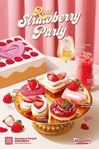 크리스피크림 도넛, ‘리얼 스트로베리 파티’ 신제품 6종 출시