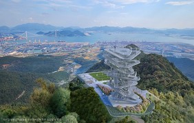 광양시, 광양의 하늘과 바다를 잇는 은빛 랜드마크 ‘구봉산 체험형 조형물’ 7월 준공