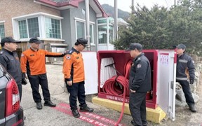 [포토]인제소방서 청명·한식 대비 산불 예방순찰