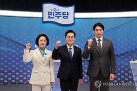 [與 경기지사 후보]…‘추미애’ 41.5% vs ‘김동연’ 30.4% vs ‘한준호’ 20.6%