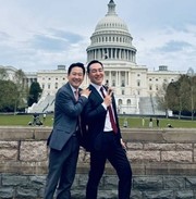 "지방선거 출마 후보들은 피눈물 나는데"…미국에서 혼자 신난 야당 대표