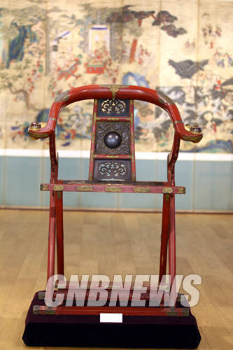 마아아트옥션 12회 경매에서 3억 5000만 원에 낙찰된 '용교의'.(사진=왕진오 기자)