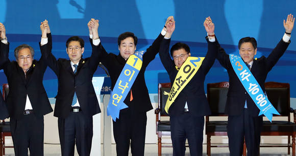 5월 10일 전남 장흥실내체육관에서 새정치민주연합 전남지사 후보자 선출대회. (사진=새정치민주연합)