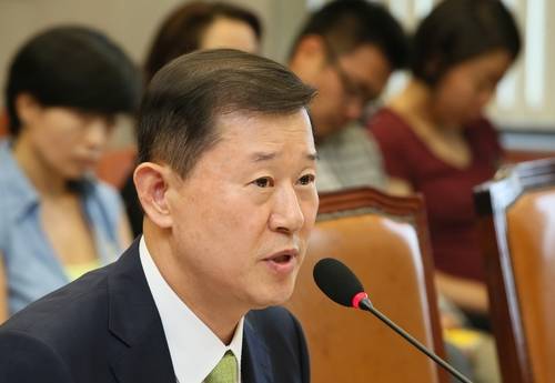 이성호 국가인권위원장 후보자가 11일 국회 운영위원회에서 진행된 인사청문회에서 질의에 답변하고 있다.(사진=연합뉴스)