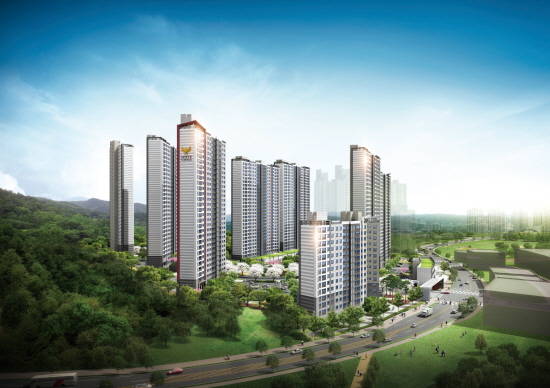 원주 롯데캐슬 더 퍼스트 2차_투시도.(사진=롯데건설)