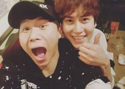 축의금 논란'을 빚었던 규현과 양세형의 화해 사진이 공개됐다. (사진=양세찬 인스타그램)