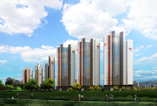 SK건설 장안 3구역 투시도. (사진=SK건설)