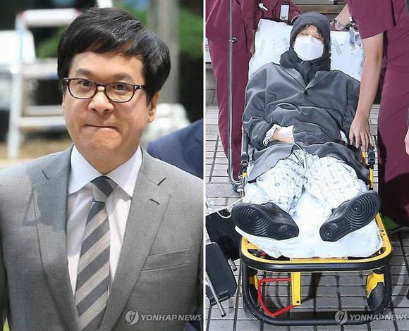 이재현 CJ 회장의 예전 모습(왼쪽)과 병세가 악화된 지난해 11월 재판에 출두하는 모습. (사진=연합뉴스)