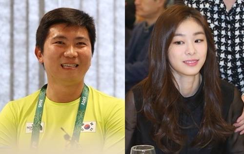 탁구 금메달리스트 유승민(왼쪽)이 19일(한국시각) IOC 선수위원에 선출되면서 김연아의 IOC 선수위원 도전 꿈이 미뤄지게 됐다. (사진=연합뉴스)