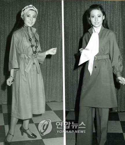 신격호 총괄회장(94)의 셋째 부인 서미경(57)씨가 1976년 모델로 활동할 당시의 사진. (사진=연합뉴스)