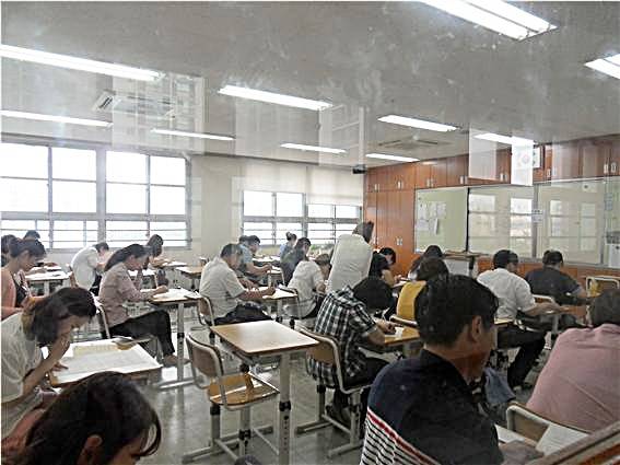 한국반려동물관리협회, 반려동물관리사 자격시험 실시 장면(사진= 한국반려동물관리협회)