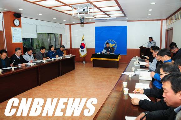 현장 법 집행력 확립 대책회의 l 사진=태백경찰서 제공