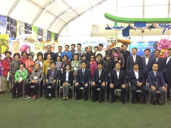함양에서 실시한 전남권 산지페어 (사진제공=한국농수산식품유통공사)