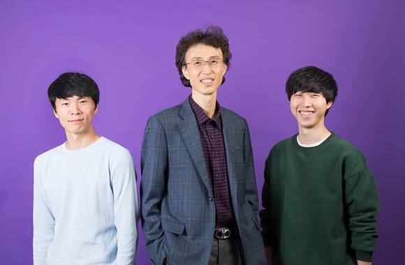 왼쪽부터 홍성결 연구원, 장재성 교수, 한창호 연구원 (사진제공=UNIST)