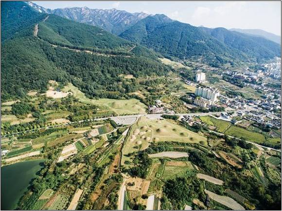 사적 제65호 창녕 목마산성 및 사적 제514호 창녕 교동과 송현동 고분군 전경 (사진제공=창녕군)