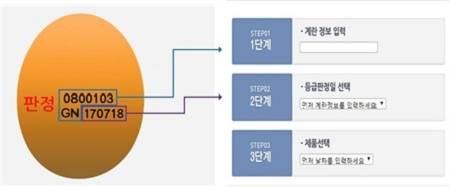 달걀 번호로 '살충제 계란' 확인하는 방법. (사진제공=부산시)