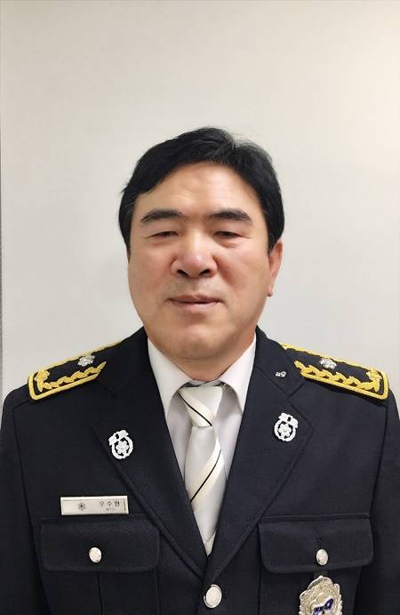 중부소방서 부민119안전센터에 재직 중인 우수현(60) 소방위가 소방경으로 근속승진한다. (사진제공=중부소방서)