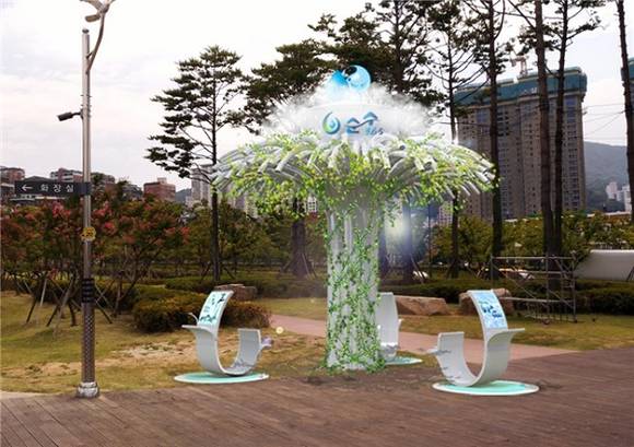 부산시민공원 내 설치되는 '상징 음수대'는 시민에게 친숙하고 안전한 마실 거리를 제공하기 위해 설치된다. (사진제공=부산시)