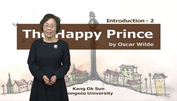 2018 K-MOOC 사업에 선정된 동서대 강옥순 교수의 '그림으로 읽는 영미문학' 강좌 모습. (사진=동서대)