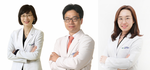 (왼쪽부터)부산대병원 전윤경, 신명준, 김근영 교수 (사진제공=부산대병원)