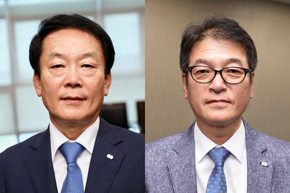김장현, 남성우 상임이사 (사진제공=한전KDN)