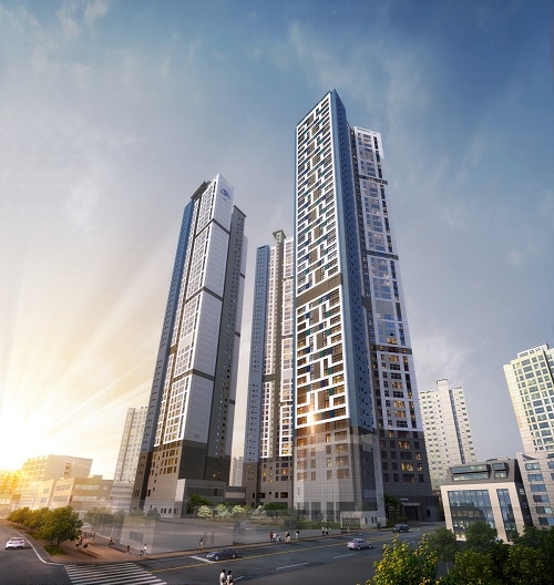 부산 '동래 더샵' 투시도. (사진=포스코건설)