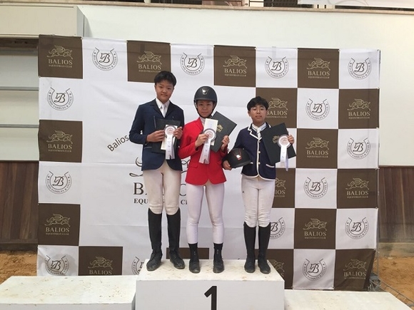 BALIOS 승마 대회에서 입상한 렛츠런파크 부경 유소년 승마단. (사진=렛츠런파크 부경)