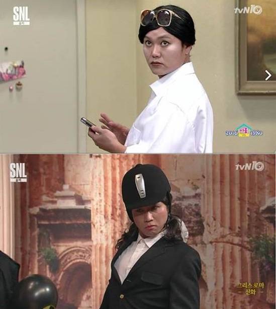 지난 11월 5일, 11월 12일 방송된 <SNL코리아>는 ‘최순실 게이트’에 대한 패러디와 촌철살인의 풍자로 화제를 모았다. (사진=SNL코리아 캡처)