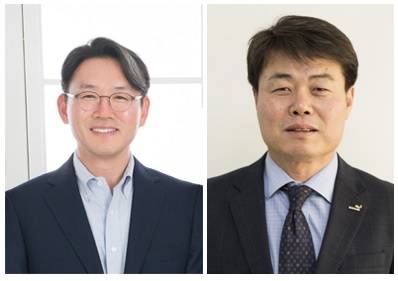 (왼쪽)보령홀딩스 안재현 대표이사, 보령컨슈퍼헬스케어 허병우 대표이사. (사진=보령제약)