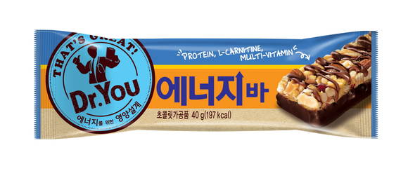 오리온 ‘닥터유 에너지바’ 제품 이미지. (사진=오리온)